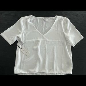 Babaton XS white top NWT